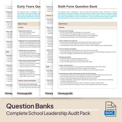 Complete School Leadership Audit Pack