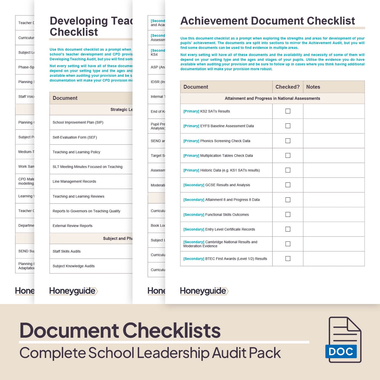 Complete School Leadership Audit Pack