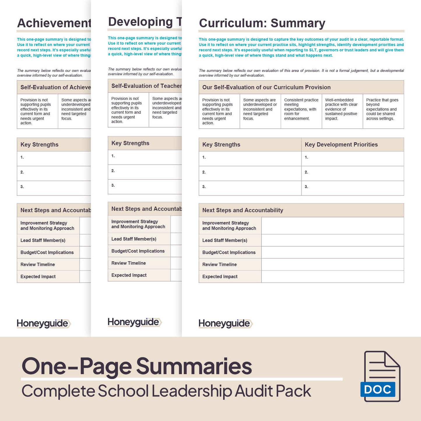 Complete School Leadership Audit Pack