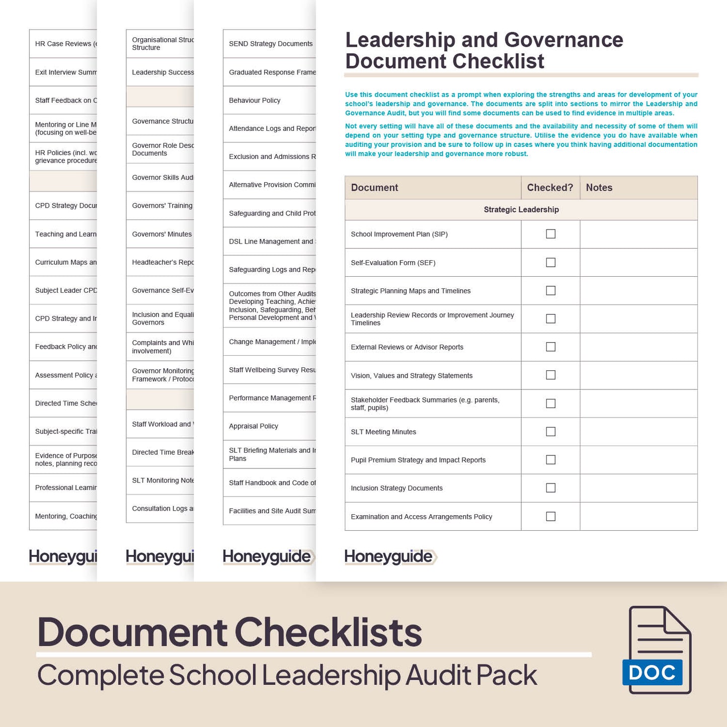 Complete School Leadership Audit Pack