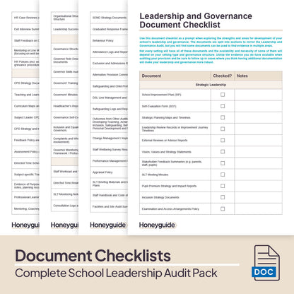 Complete School Leadership Audit Pack