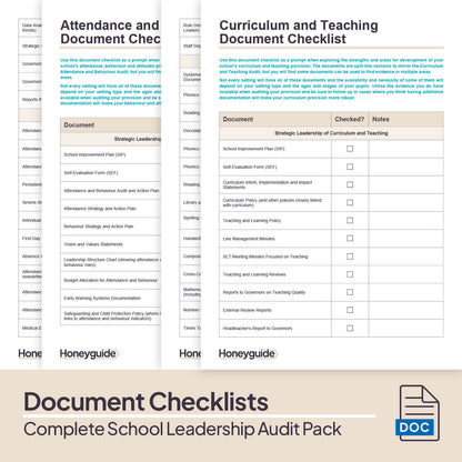 Complete School Leadership Audit Pack
