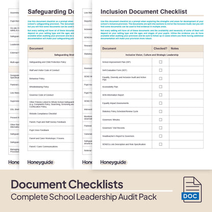 Complete School Leadership Audit Pack