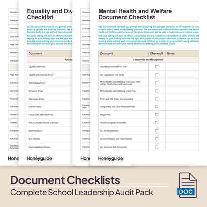 Complete School Leadership Audit Pack
