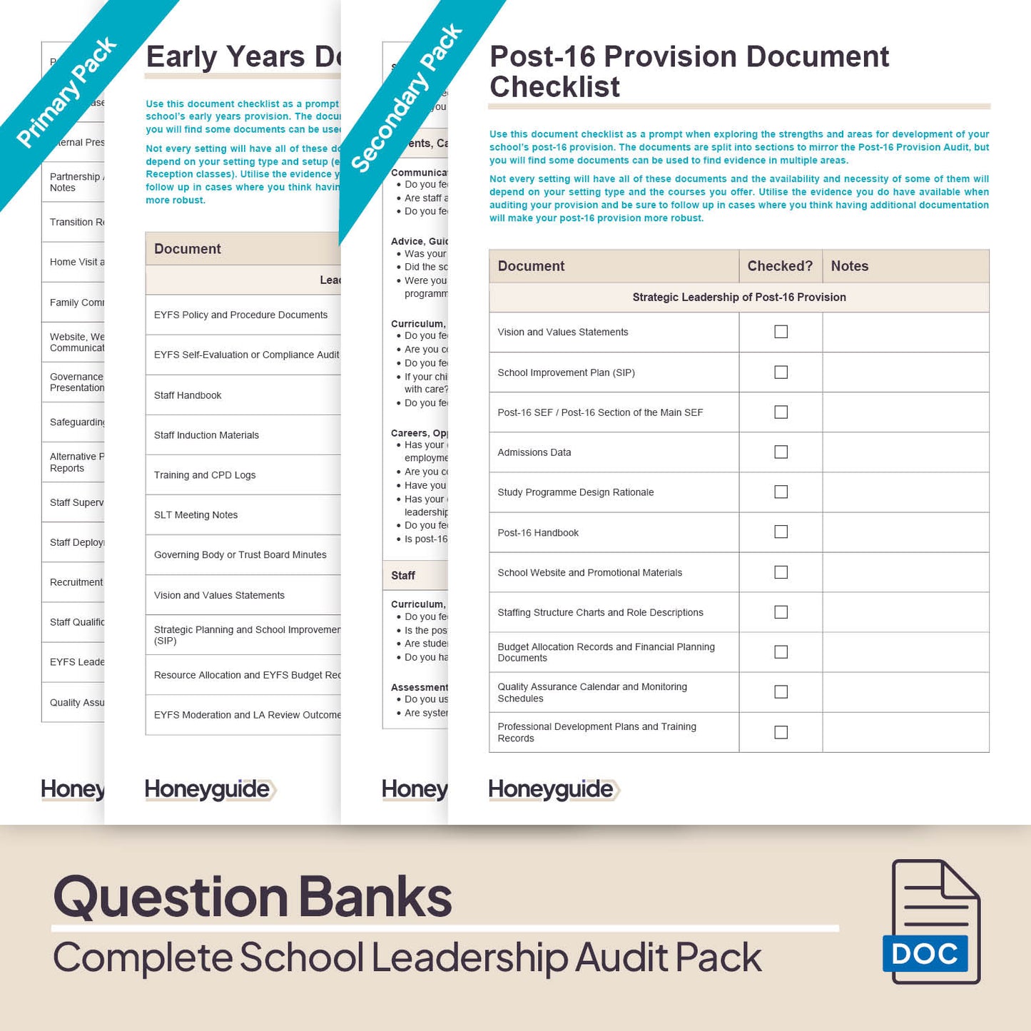 Complete School Leadership Audit Pack