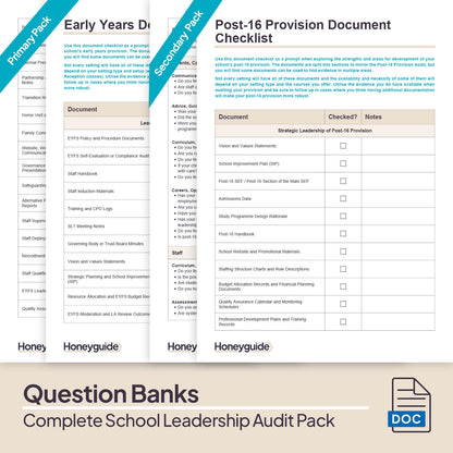 Complete School Leadership Audit Pack