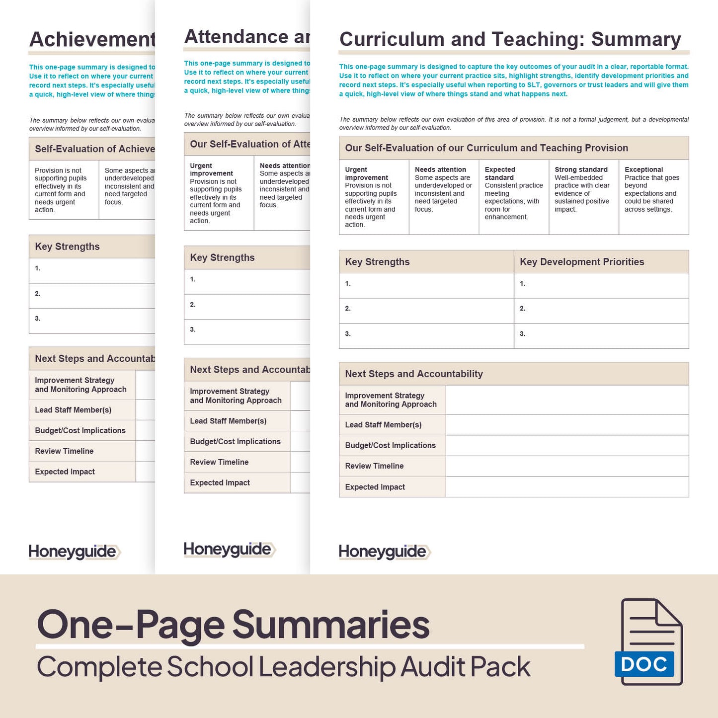 Complete School Leadership Audit Pack