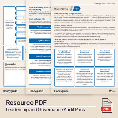 Leadership and Governance Audit Pack (2025)