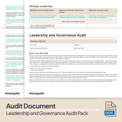 Leadership and Governance Audit Pack (2025)