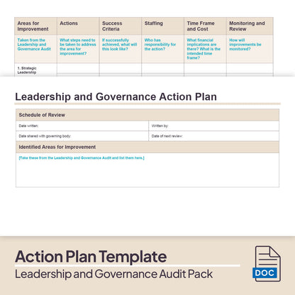 Leadership and Governance Audit Pack (2025)