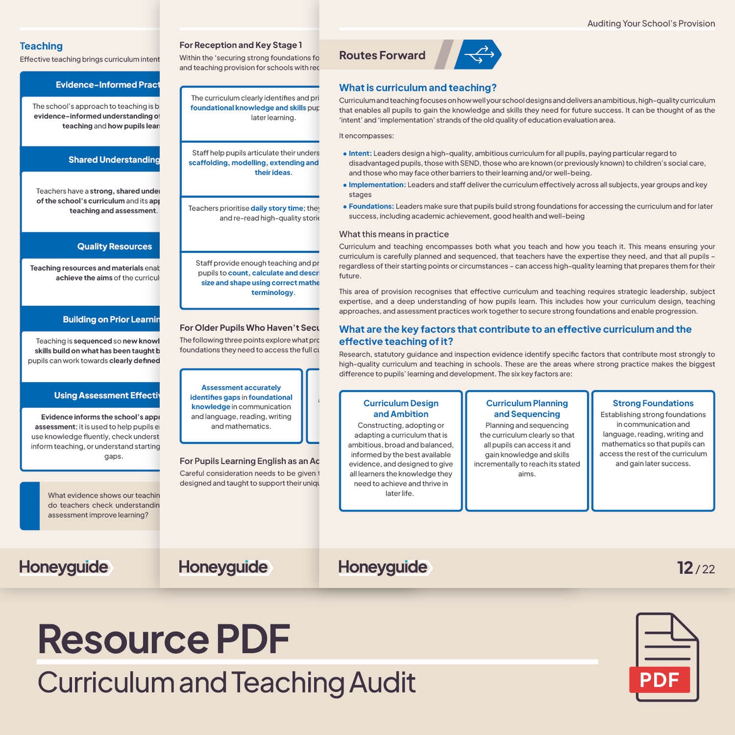 Curriculum and Teaching Audit Pack (2025)