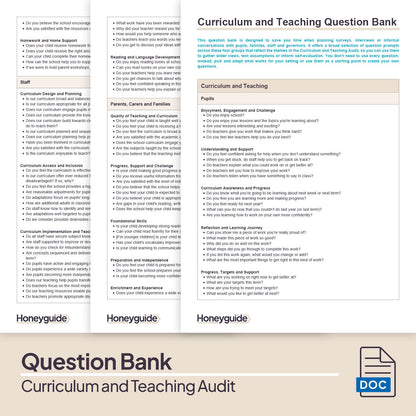 Curriculum and Teaching Audit Pack (2025)