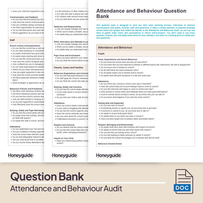 Attendance and Behaviour Audit Pack (2025)