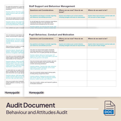 Behaviour and Attitudes Audit Pack (2025)