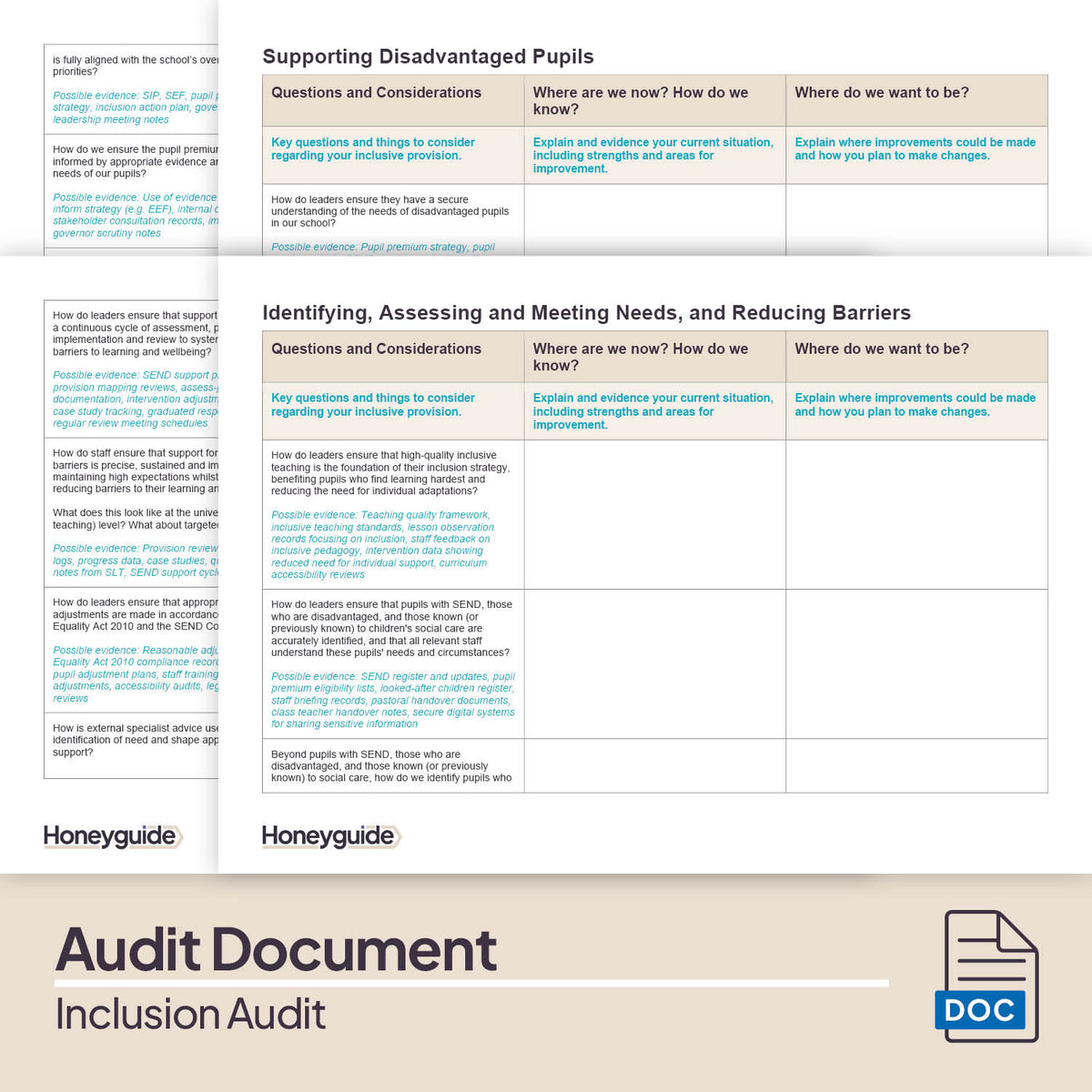 Inclusion Audit Pack 2025 | Ofsted-aligned | SEND & Disadvantaged Pupil ...