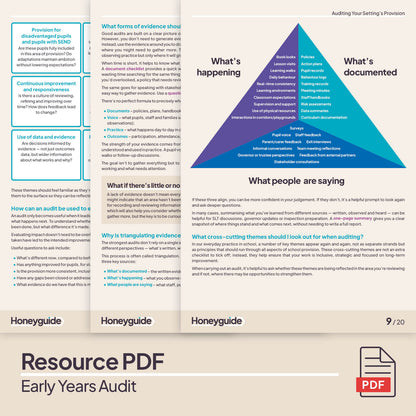 Early Years Audit Pack (2025)