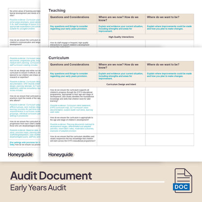 Early Years Audit Pack (2025)