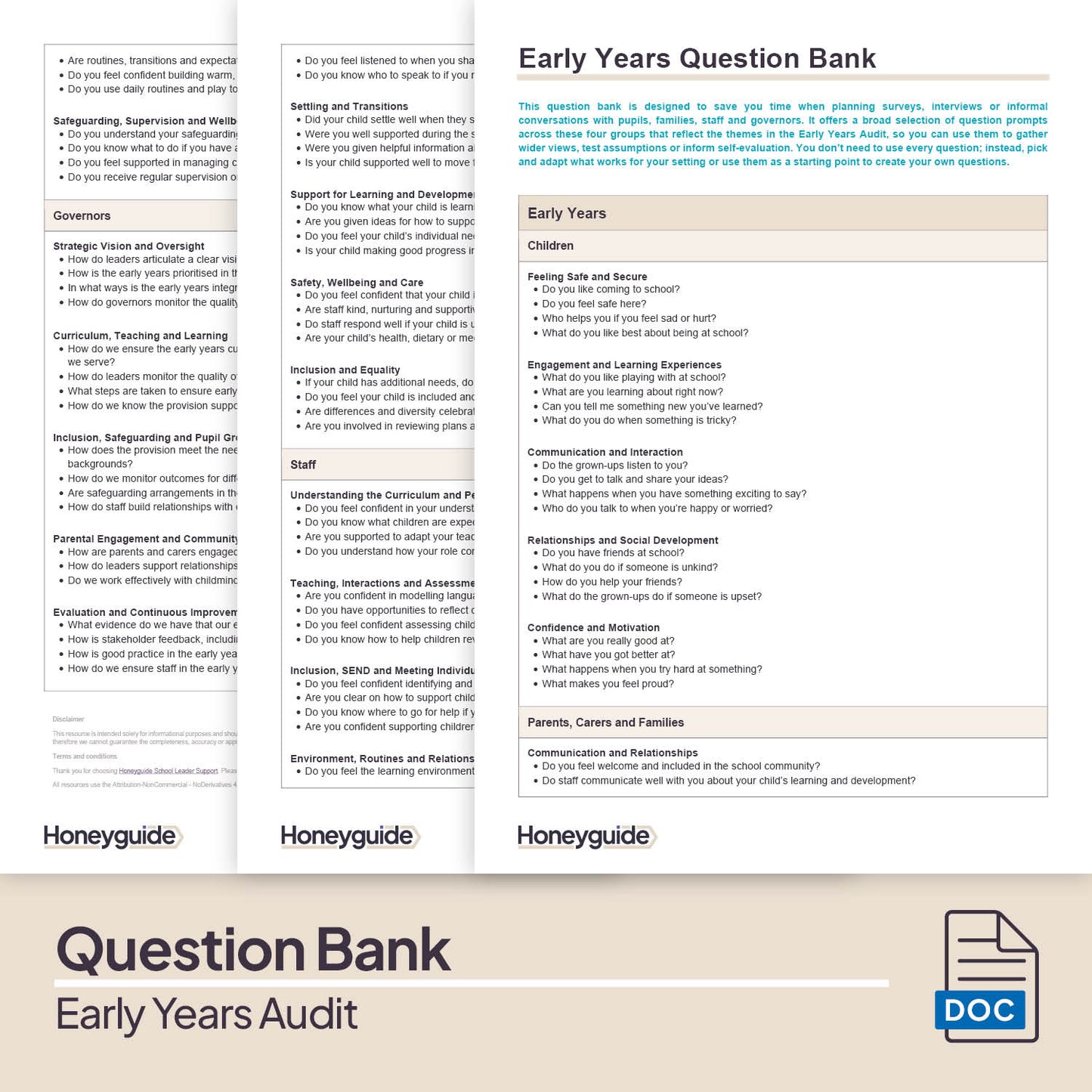 Early Years Audit Pack (2025)