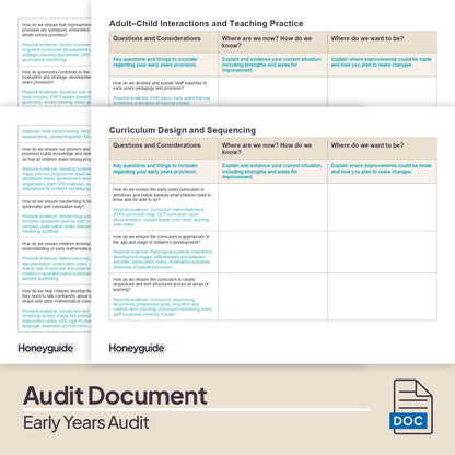 Early Years Audit Pack (2025)