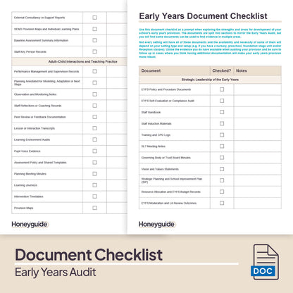 Early Years Audit Pack (2025)