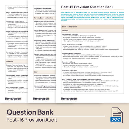 Post-16 Provision Audit Pack (2025)