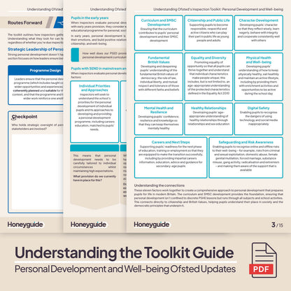 Personal Development and Well-being Ofsted Toolkit Update