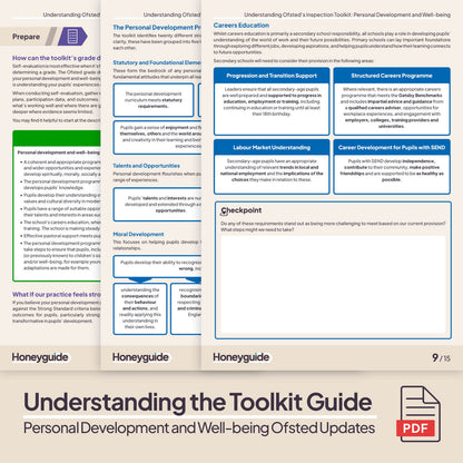Personal Development and Well-being Ofsted Toolkit Update