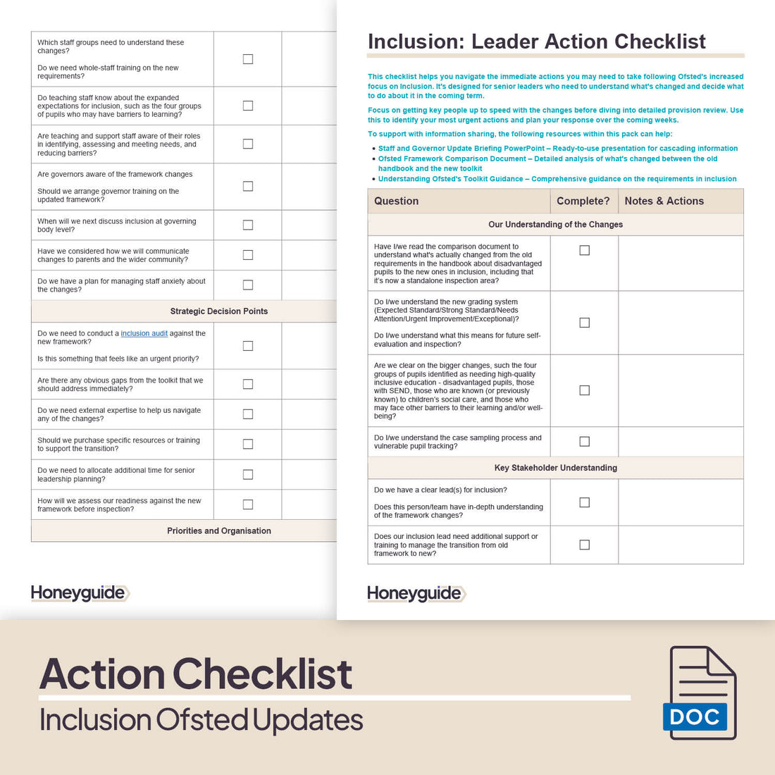 Ofsted School Inspection Toolkit 2025: Inclusion Updates Pack ...