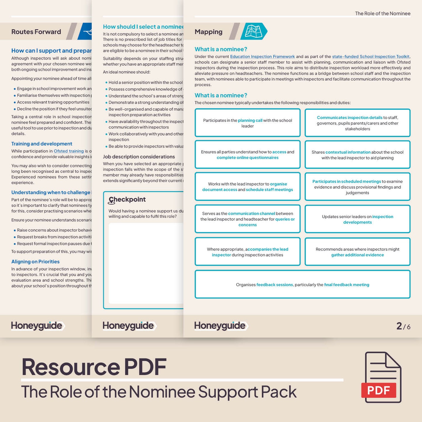 The Role of the Nominee Support Pack