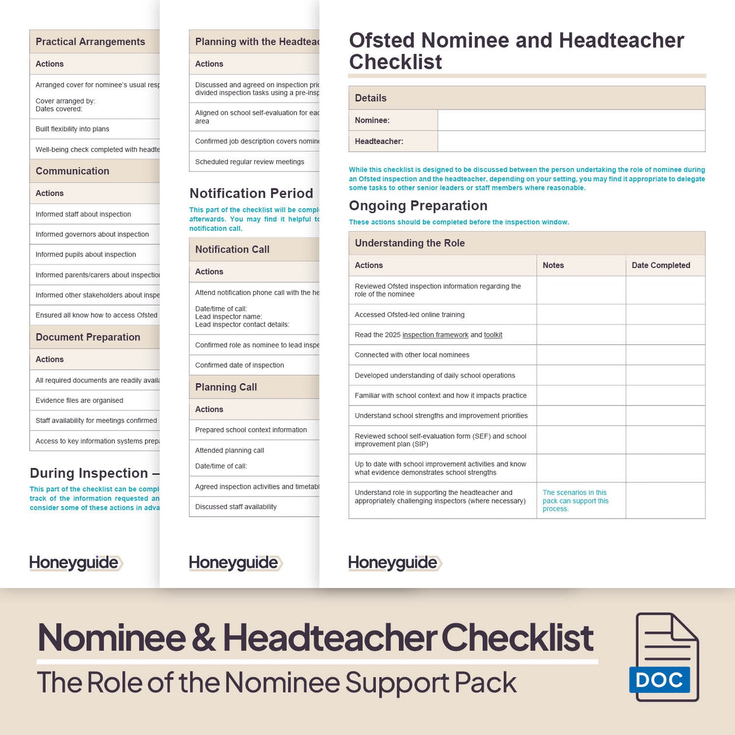 The Role of the Nominee Support Pack