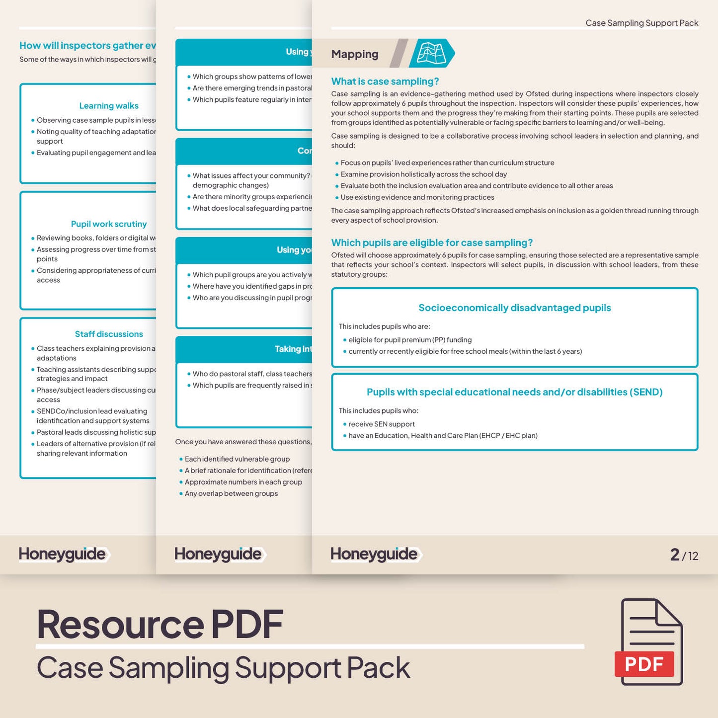 Case Sampling Support Pack
