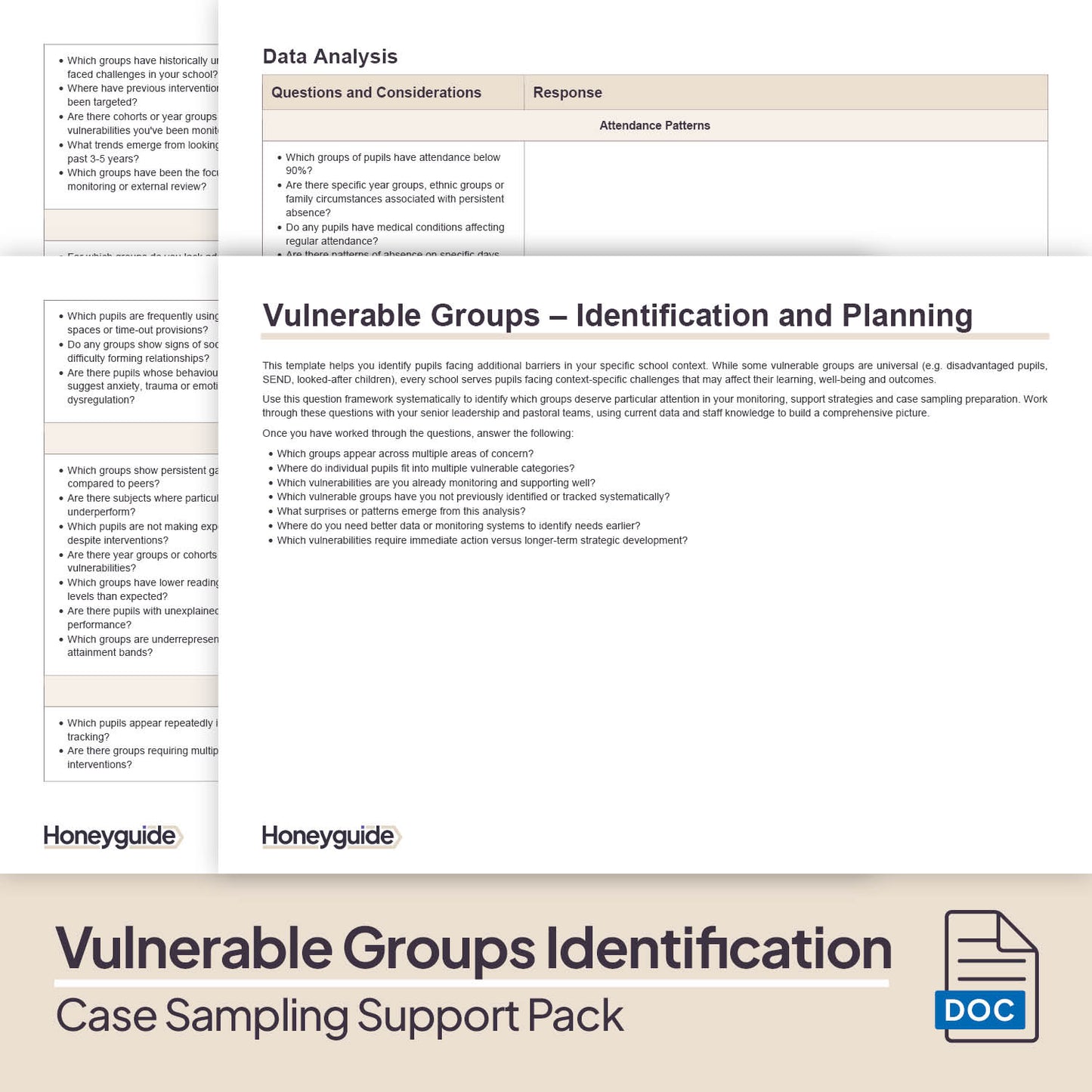 Case Sampling Support Pack