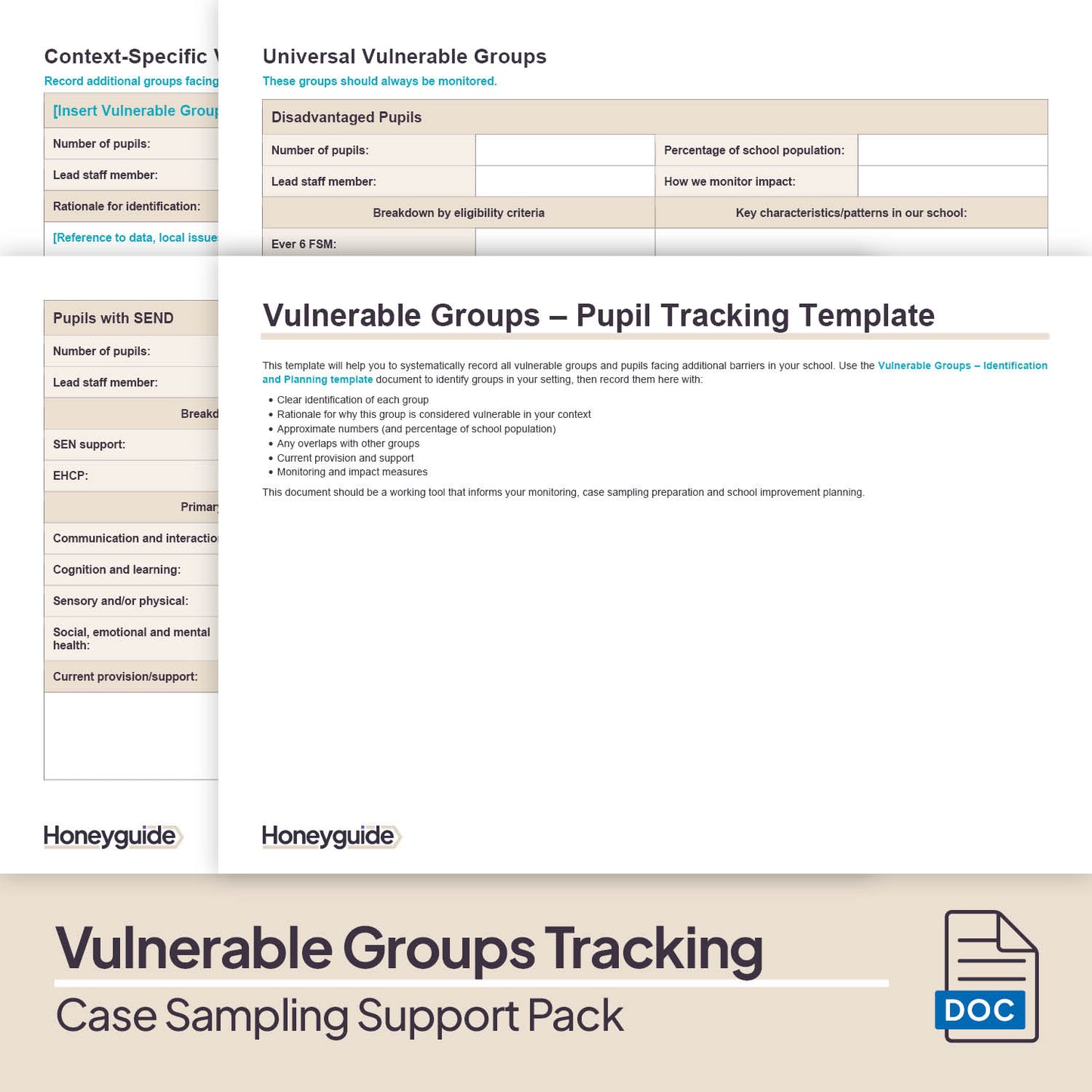 Case Sampling Support Pack