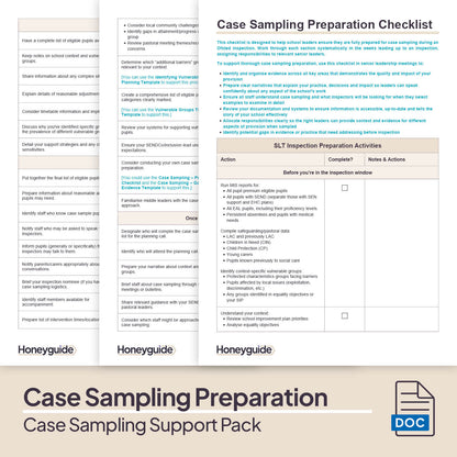 Case Sampling Support Pack