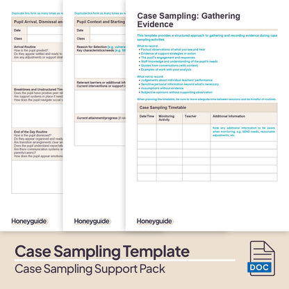 Case Sampling Support Pack