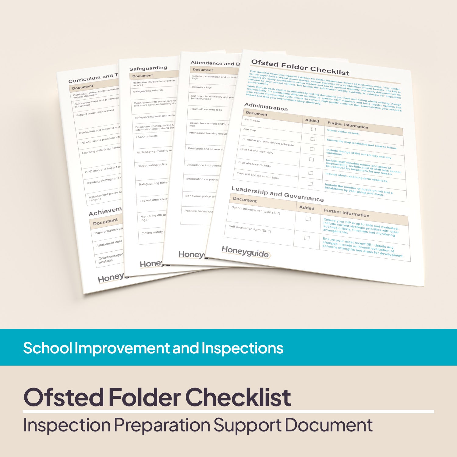 Ofsted Folder and Document Checklist