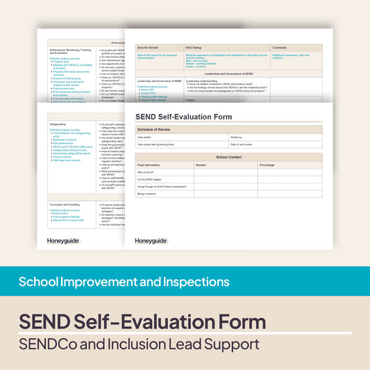 SEND Self-Evaluation Form Template