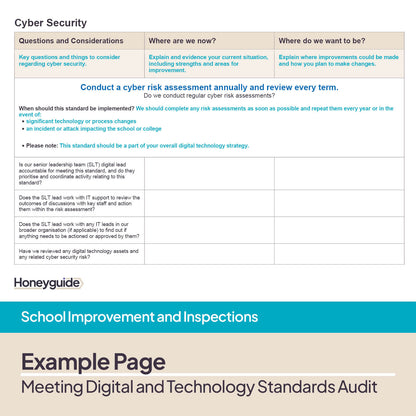Meeting Digital and Technology Standards in Schools and Colleges Audit