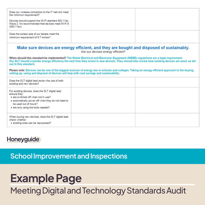 Meeting Digital and Technology Standards in Schools and Colleges Audit