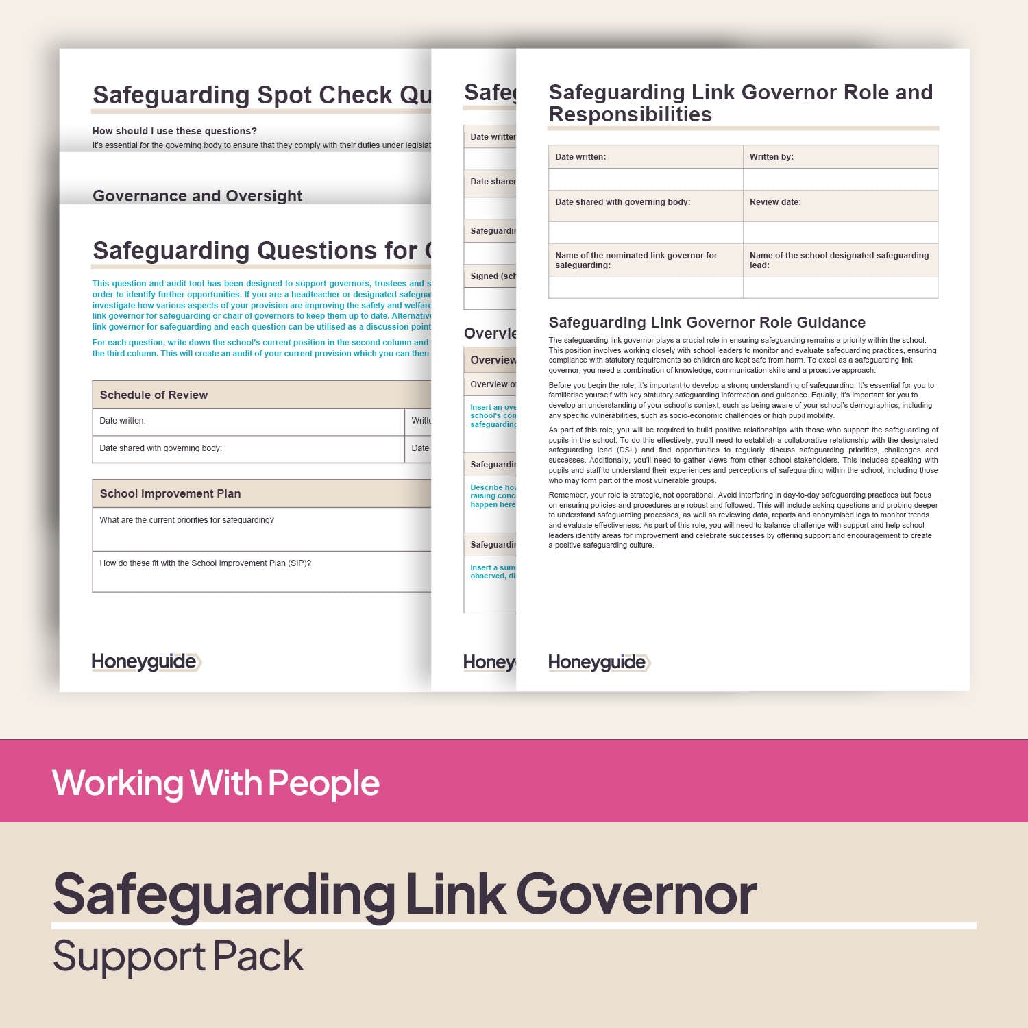 Safeguarding Link Governor Support Pack – Questions, Report & Role ...