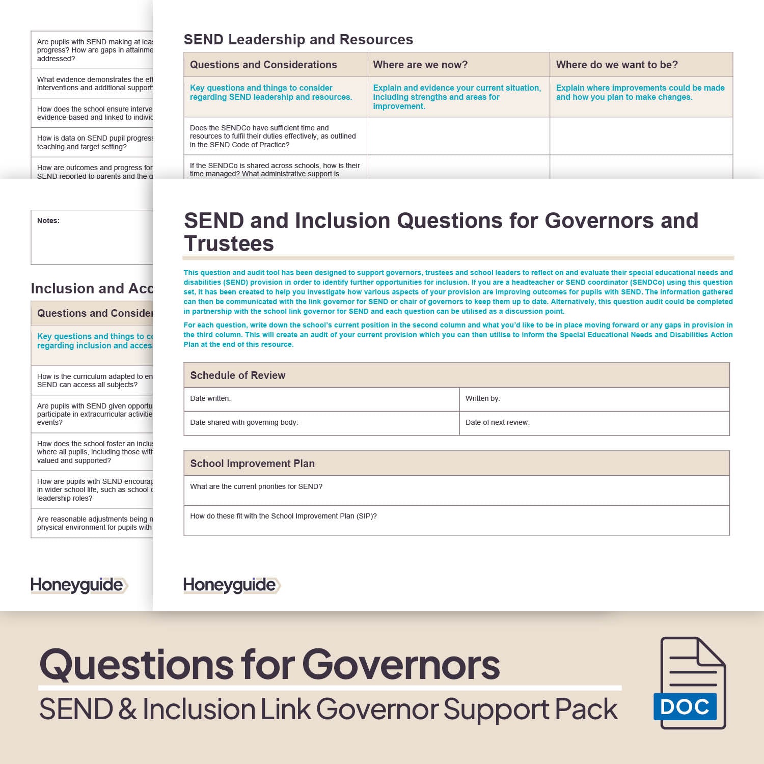SEND and Inclusion Link Governor Support Pack