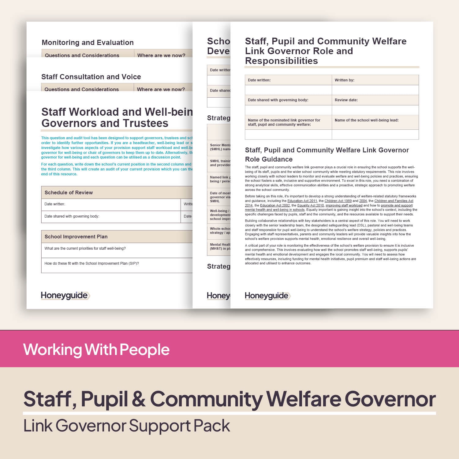 Staff, Pupil and Community Welfare Link Governor Support Pack