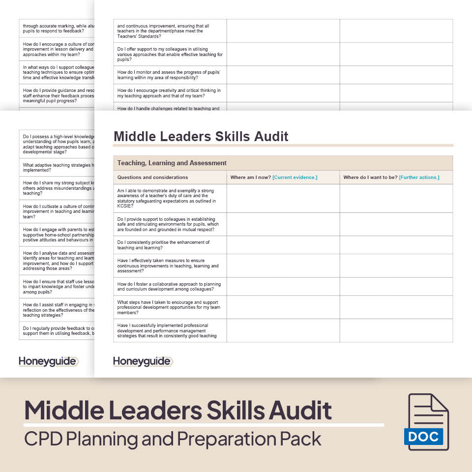 CPD Planning and Preparation Pack