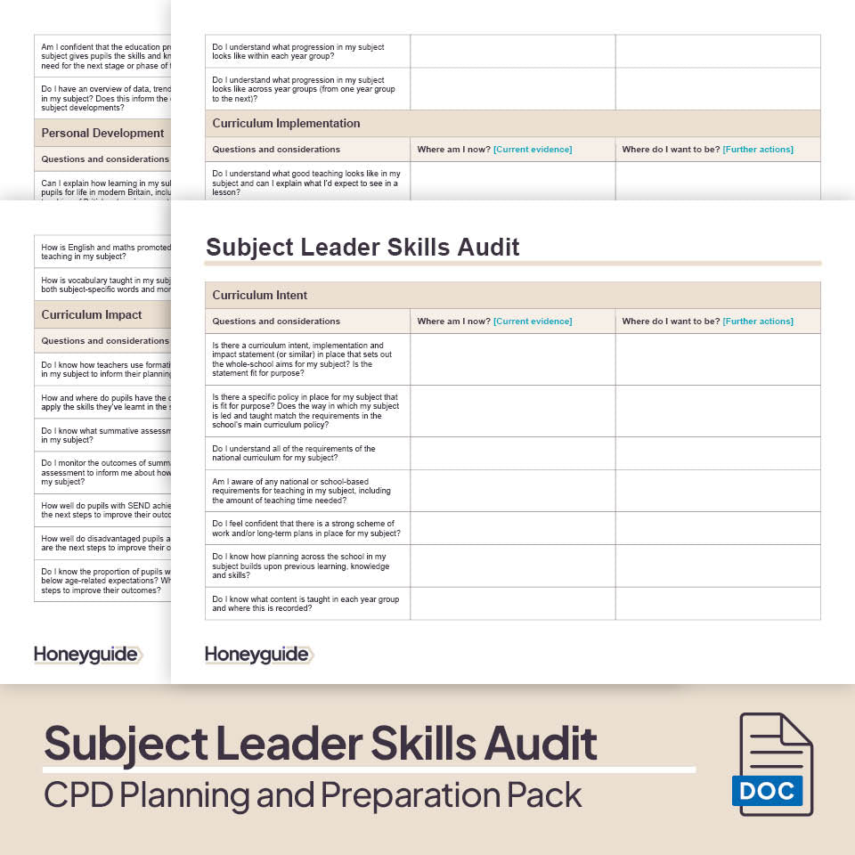 CPD Planning and Preparation Pack