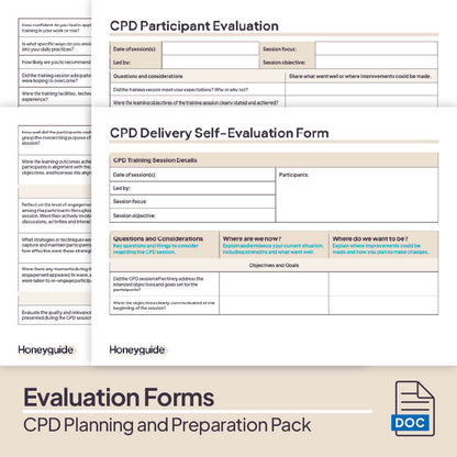 CPD Planning and Preparation Pack