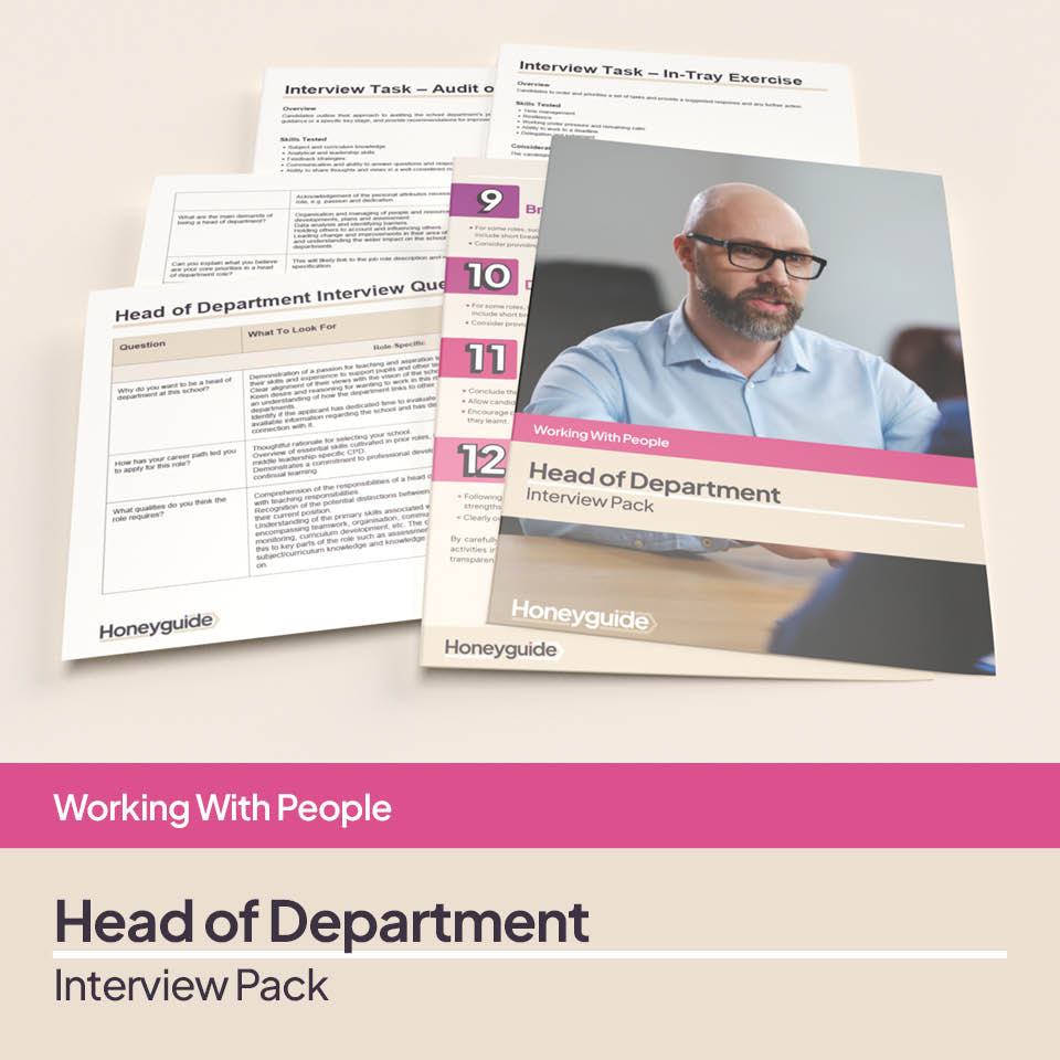 Head of Department Interview Pack