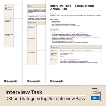 DSL and Safeguarding Role Interview Pack