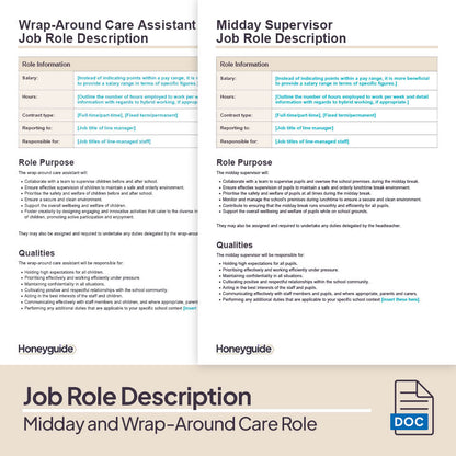 Midday and Wrap-Around Care Role Interview Pack