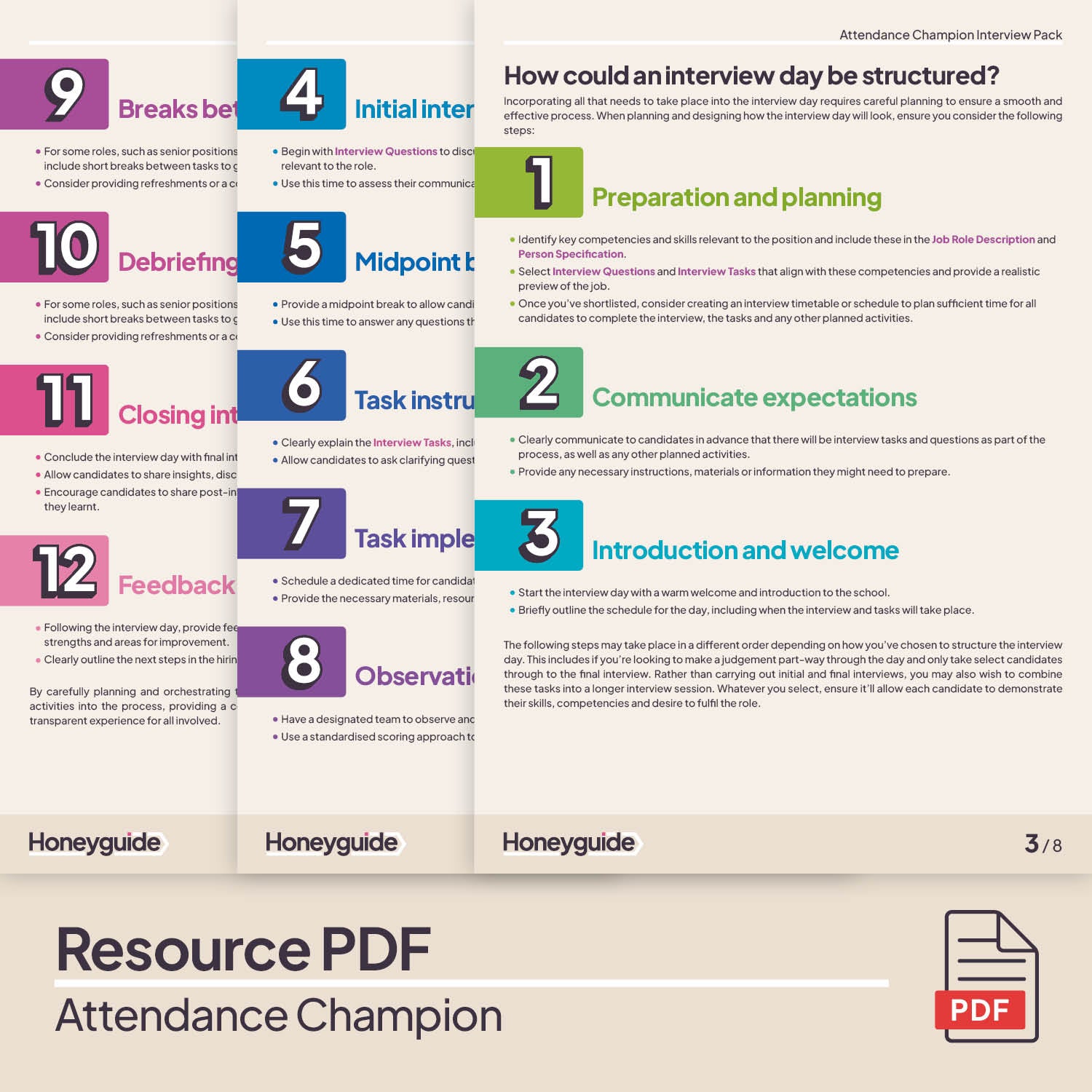Attendance Champion Interview Pack