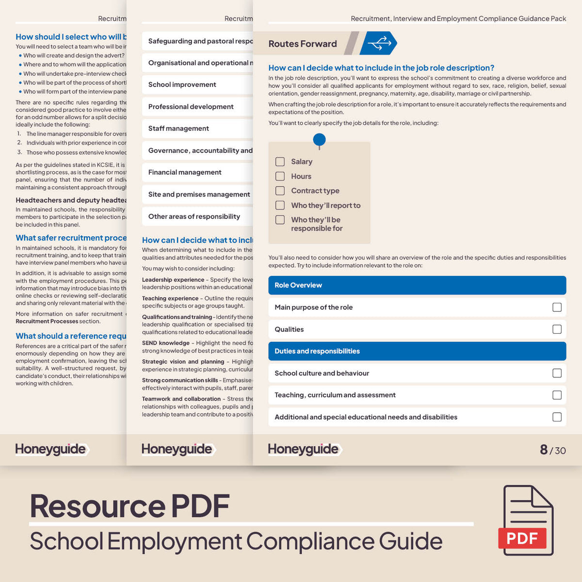 School Recruitment and Employment Compliance Pack
